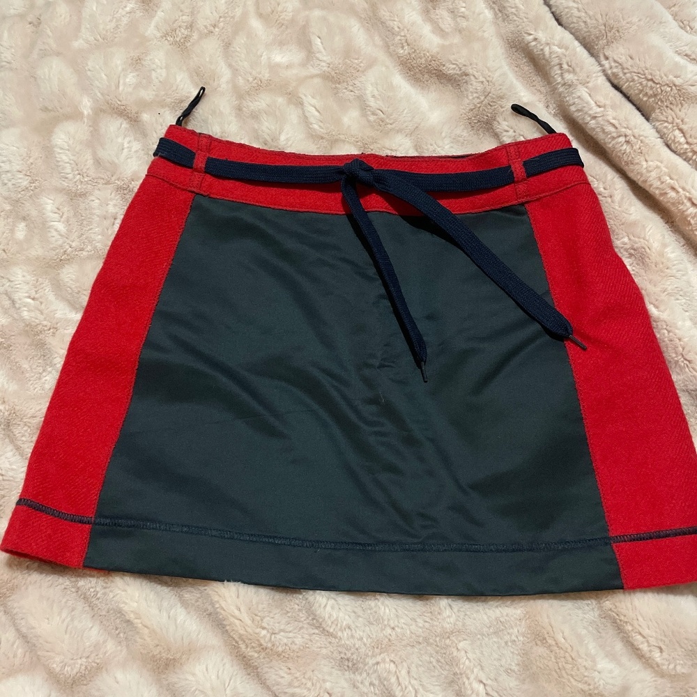 Beautiful mohair/ polyester miu miu vintage mini skirt